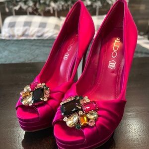 Aldo Hot Pink Party Shoes